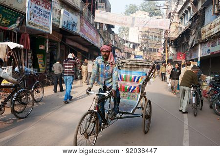 On The Street In Varanasi