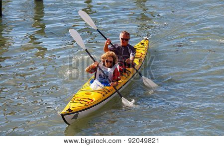 Italy. Venice. Vogalonga Regatta.