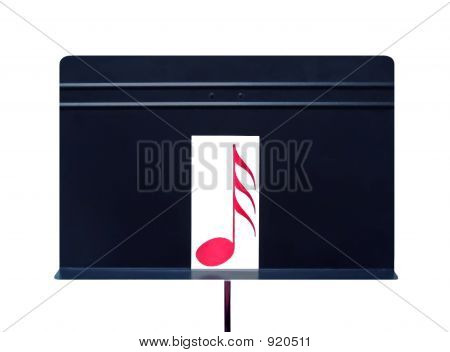 Pupitre avec Note de musique