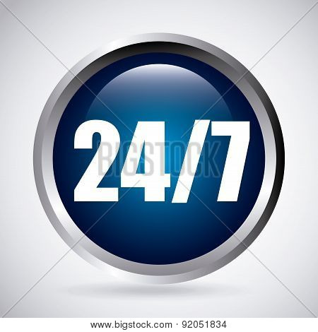 Call center design over gray background vector illustration