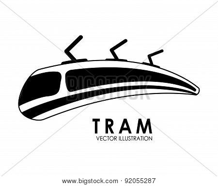 train design over white  background vector illustration
