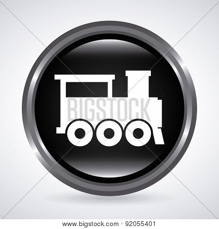 train design over gray  background vector illustration