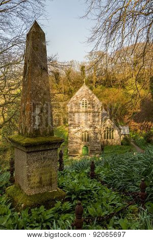 Minster Church In Valency Woods Near Boscastle
