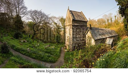 Minster Church In Valency Woods Near Boscastle