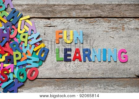 The colorful words 