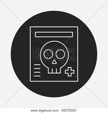 X-rays Line Icon