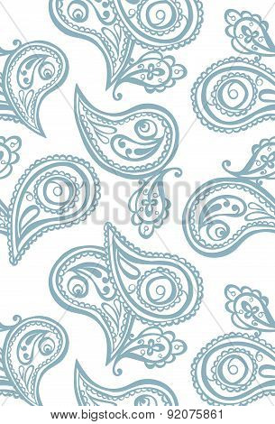 Paisley. Vector seamless illustration.