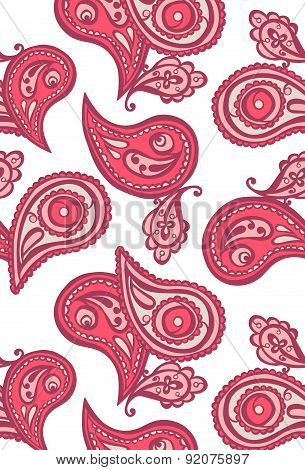 Paisley. Vector seamless illustration.