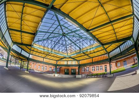 Famous Old Train Station In Seebad Heringsdorf