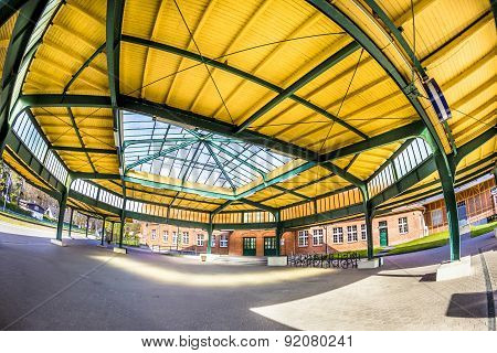 Famous Old Train Station In Seebad Heringsdorf