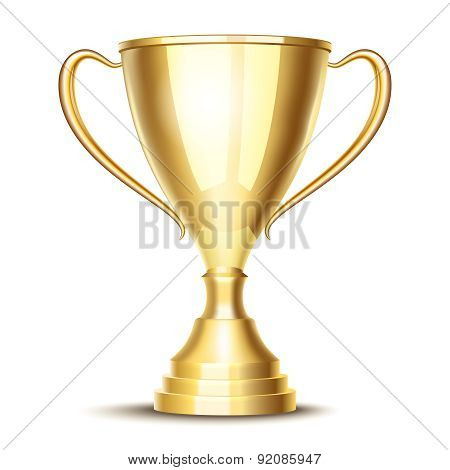 Vector winner trophy cup