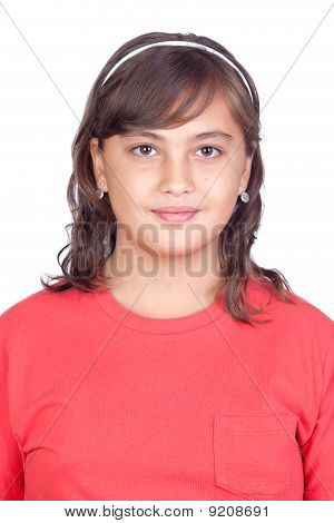 Rozkošný dívka nedospělý