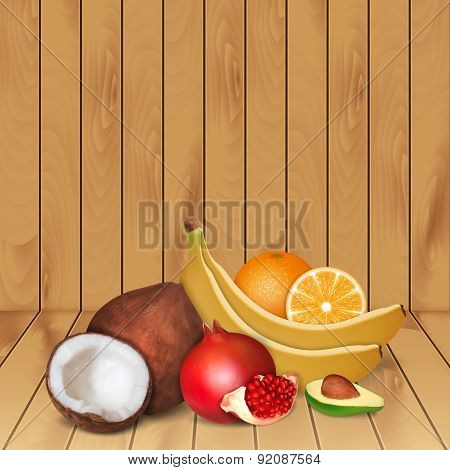 Fruits background