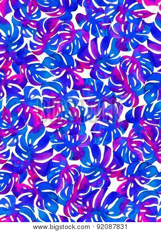 Seamless Monstera Pattern