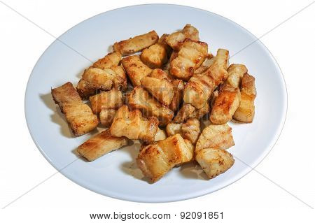 Salty fried pork, Thai style