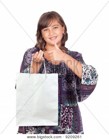 Rozkošný nedospělý dívka říká Ok