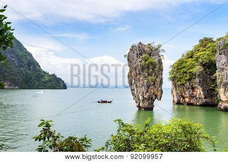 High Angle View Khao Tapu Island