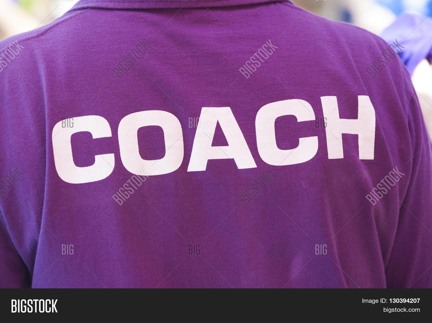 Back Coach's Shirt Image & Photo (Free Trial) Bigstock