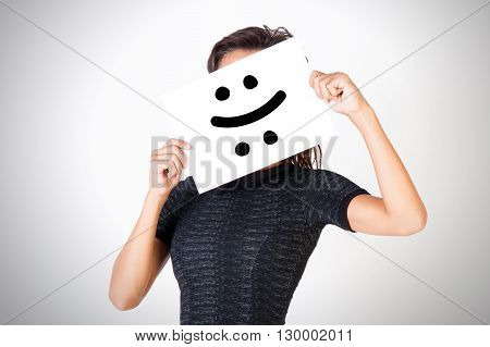 Young Woman Facing Bipolar Disorder - Happy & Sad