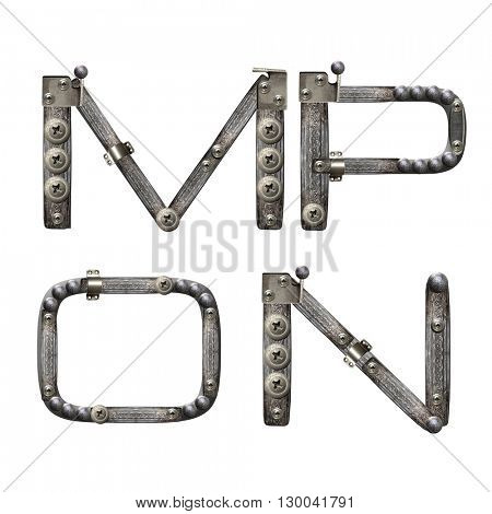 Metal alphabet