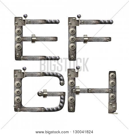 Metal alphabet