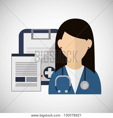 Medical care concept with icon design, vector illustration 10 eps graphic.
