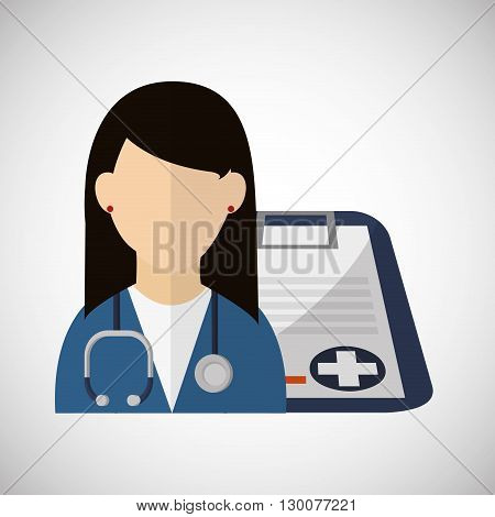 Medical care concept with icon design, vector illustration 10 eps graphic.