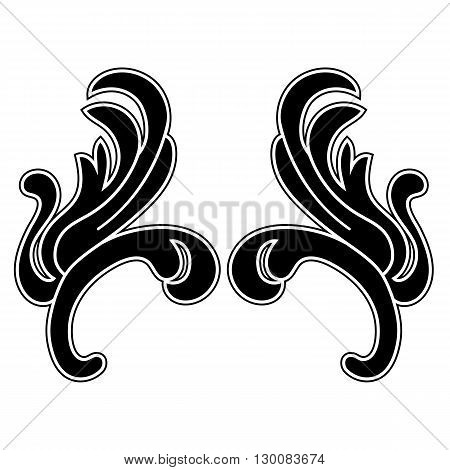 Vintage ornament, baroque ornament, scroll ornament, engraving ornament, border ornament, floral ornament, retro pattern, antique pattern, style acanthus pattern, foliage pattern, swirl pattern decorative pattern, filigree pattern. vector
