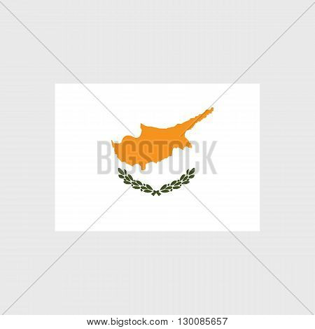 Set of vector icons with Cyprus flag