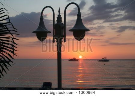 Jamaicanske solnedgang