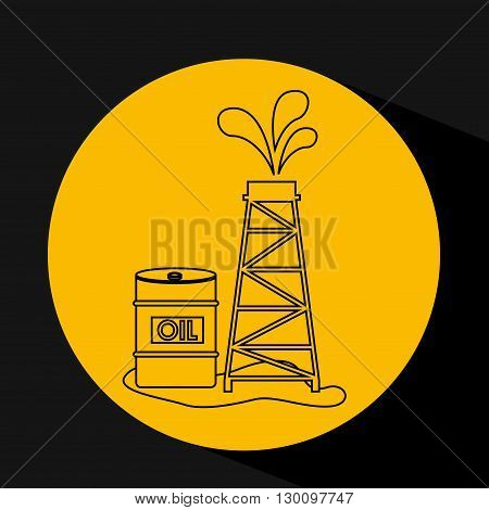 oil industry design, vector illustration eps10 graphic