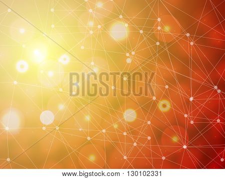 Structure Molecule And Communication Dna, Atom, Neurons. Science Concept For Your Design. Connected 