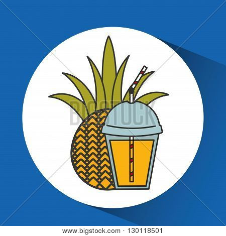 smothie fruit design, vector illustration eps10 graphic