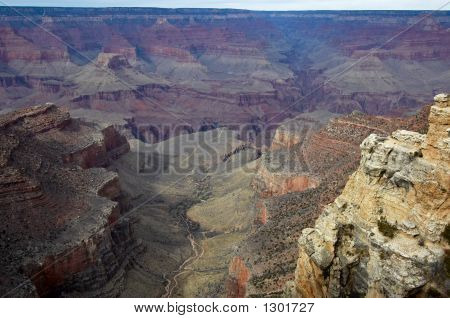 Chemin de la vallée au Grand Canyon