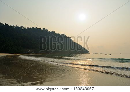 Juara - one of the quietest and most beautiful beaches in Tioman Island Malaysia