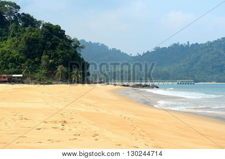 Juara - one of the quietest and most beautiful beaches in Tioman Island Malaysia