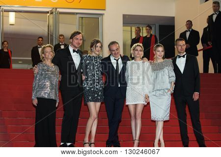 Sigrid Bouaziz, Olivier Assayas,  Kristen Stewart, Nora von Waldstaetten, A. Danielsen Lie,  'Personal Shopper' premiere at the 69th Festival de Cannes. May 17, 2016  Cannes, France