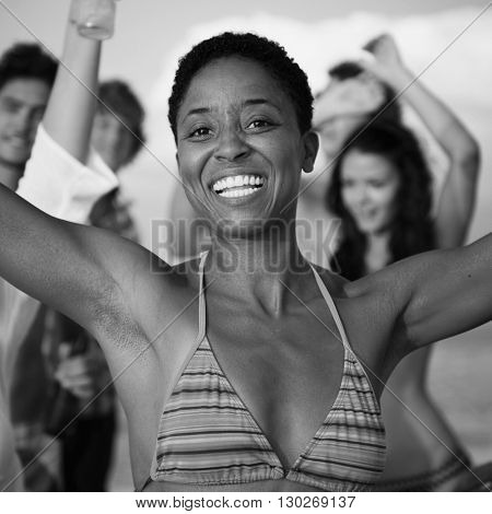 Party Celebration Friendship Beach Festival Concept