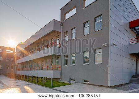 Modern Building In Exterior
