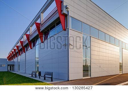 Modern Building In Exterior