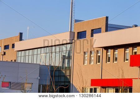 Modern Building In Exterior
