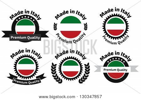 Made In Italy Badge Set