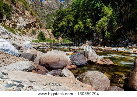 Redwood Creek, Highway 180, Kings Canyon National Park, California, Usa
