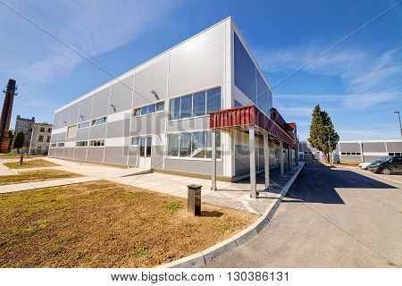 Shining Modern Building In Exterior