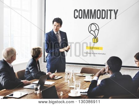 Commodity Distribution Freight Industrial Trade Concept