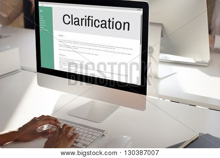 Clarification Determination Explanation Question Concept