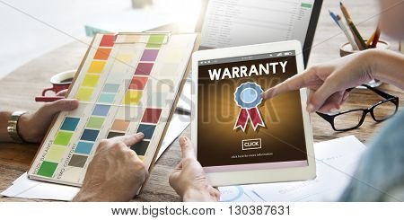 Warranty Guarantee Quality Promise Service Concept