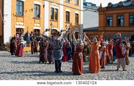 The Medieval Market In Turku