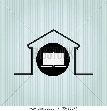 smart house design, vector illustration eps10 graphic
