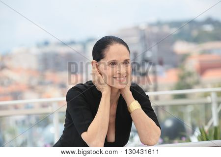 Actress Sonia Braga attends the 'Aquarius' photocall during the 69th Annual Cannes Film Festival at the Palais des Festivals on May 18, 2016 in Cannes, France.